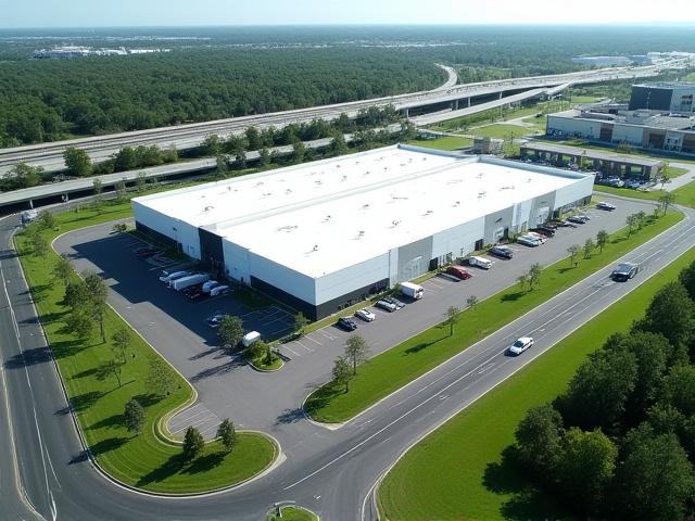 Aerial view of Clermont Florida highlighting strategic highway intersections for logistics