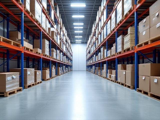 Pallet storage in professional warehouse facility